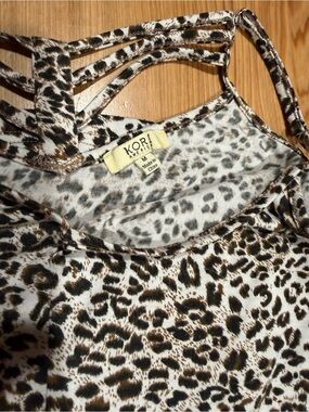 Kori Leopard Print Tank Top Maxi Dress - with pockets